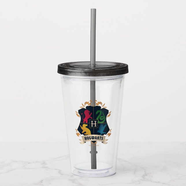 Vapensköld för Ornate HOGWARTS™ House Take Away Mugg (Framsida)