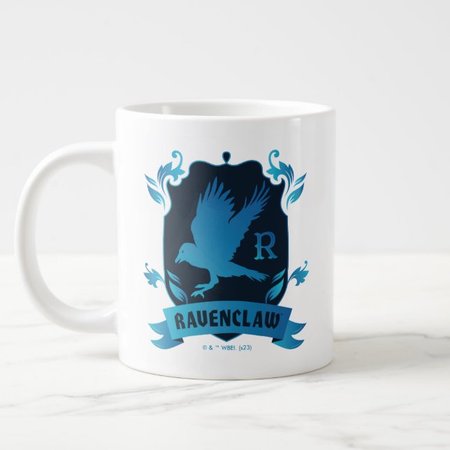 Vapensköld för Ornate RAVENCLAW™ House Jumbo Mugg (Vänster)