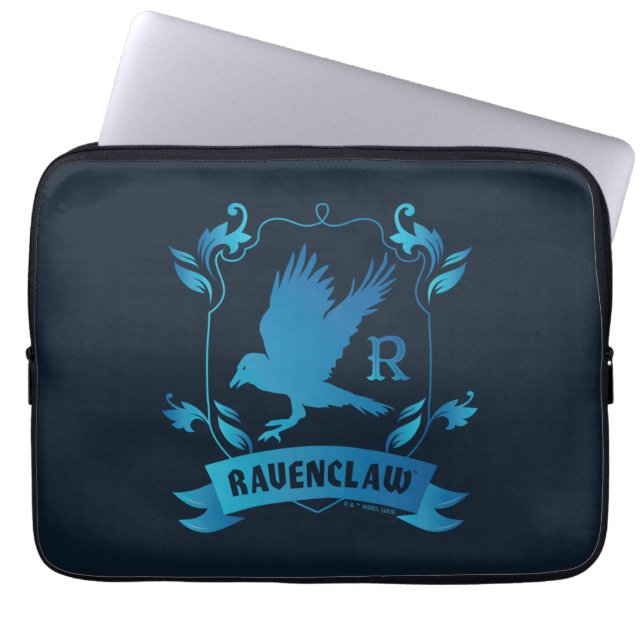 Vapensköld för Ornate RAVENCLAW™ House Laptop Fodral (Framsidan)