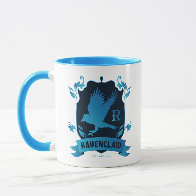 Vapensköld för Ornate RAVENCLAW™ House Mugg (Vänster)