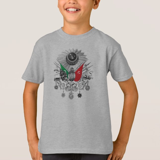 Vapensköld för Ottomanväldegråton T-shirt (Framsida)