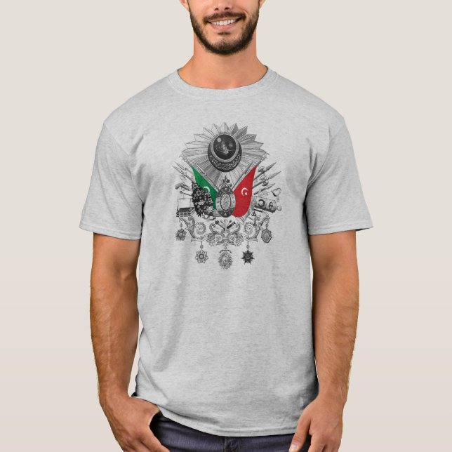Vapensköld för Ottomanväldegråton Tee Shirt (Framsida)