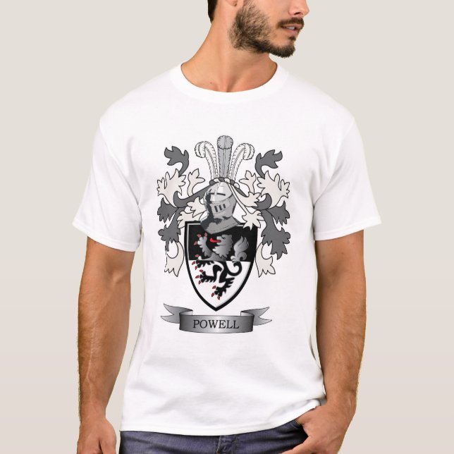 Vapensköld för Powell familjvapensköld T Shirt (Framsida)