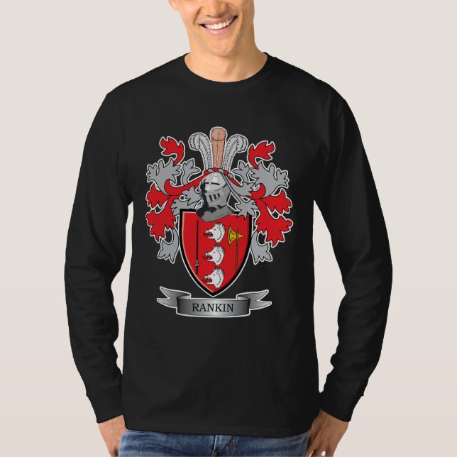 Vapensköld för Rankin familjvapensköld T-shirt (Framsida)