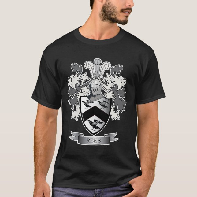 Vapensköld för Rees familjvapensköld T-shirt (Framsida)