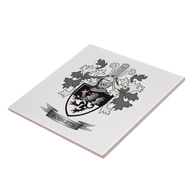 Vapensköld för Roberts familjvapensköld Kakelplatta (Sidan)