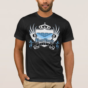 vapensköld för royal av ölpongmästare tee shirt