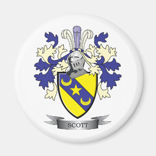 Vapensköld för Scott familjvapensköld Magnet