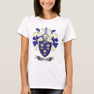 Vapensköld för Shaw familjvapensköld T-shirt
