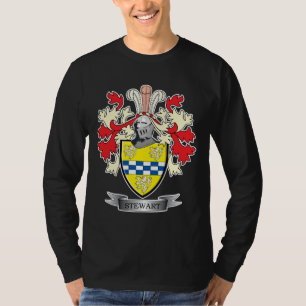 Vapensköld för Stewart familjvapensköld T-shirt