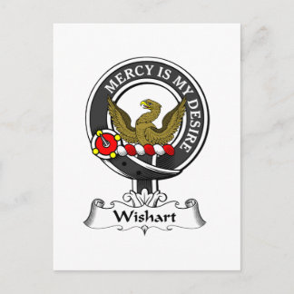 Vapensköld för Wishart-Klan Vykort