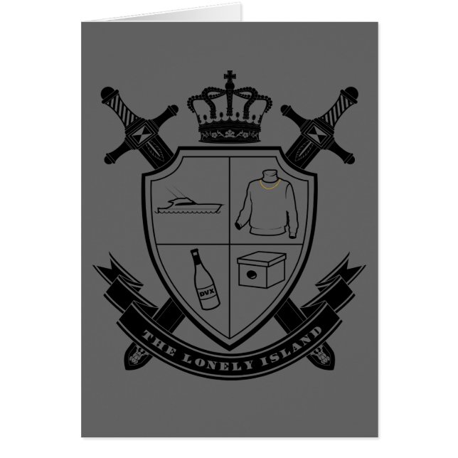 Vapensköld Hälsningskort (Framsidan)