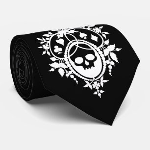 Vapensköld med Skull och dräkter Slips