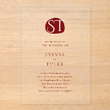 Vapensköld Monogram Typography Bröllop