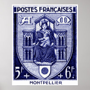 Vapensköld Montpellier frankrike Poster