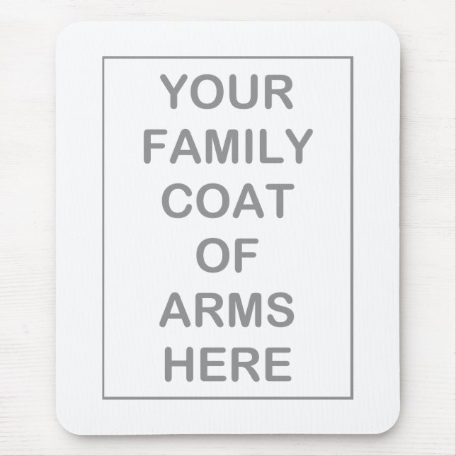 Vapensköld Mousepad Musmatta (Framsidan)