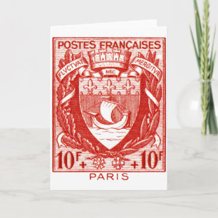 Vapensköld Paris, frankrike Kort