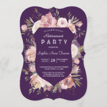 Vapensköld Peach Peonies Lila Rosa Pension Party