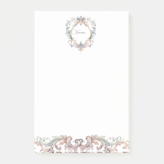 Vapensköld ReEmergency Vintage Personal Notes Post-it Block (Framsida)