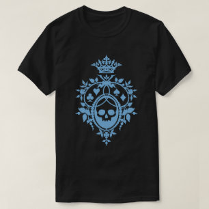 Vapensköld T-Shirt för Kostym med blå skal och kor