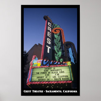 Vapensköld Theater, Sacramento 11x17 Poster