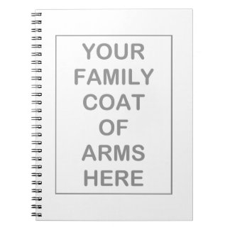 Vapensköldanteckningsbok Anteckningsbok Med Spiral
