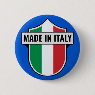 Vapenskölden anpassningsbar "made in Italien" Knapp