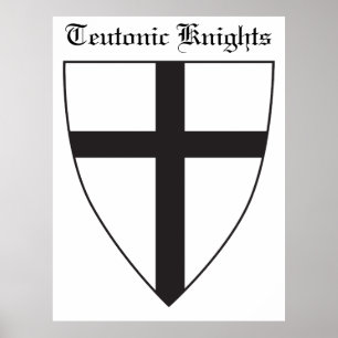 Vapenskölden av det Teutonic beställer Poster