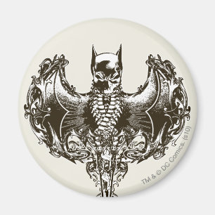 Vapenskölden Batman Cowl och Skull Magnet