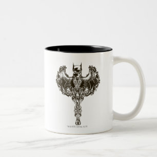 Vapenskölden Batman Cowl och Skull Två-Tonad Mugg