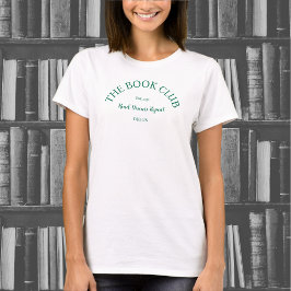 Vapenskölden Bok Klubb Grönt  Läsa diskussion Uppr T Shirt