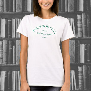 Vapenskölden Bok Klubb Grönt Läsa diskussion Uppr T Shirt