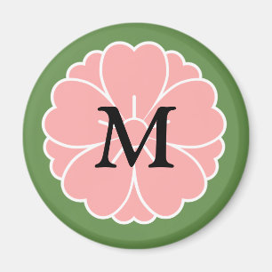 Vapenskölden för Blommar av Sakura Cherry: Monogra Magnet
