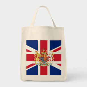 Vapenskölden för Flagga och Royal i British Unio Tygkasse