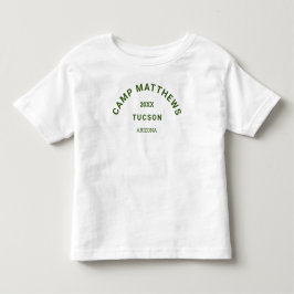 Vapenskölden Forest Grönt Camping Resa T Shirt