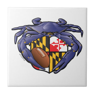 Vapenskölden Maryland Crab Football Kakelplatta