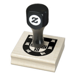 Vapenskölden Rubber Frimärke Stämpel