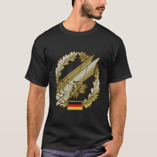 Vapenskölden Soldier Gift från den tyska armén Par T Shirt