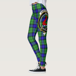 Vapenskölden Tartan Kvinnor i Scotstee Klan Armstr Leggings