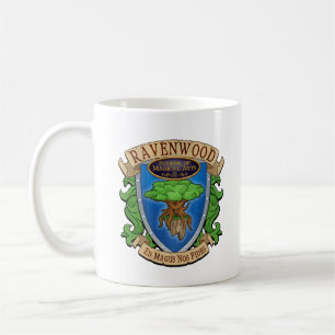 Vapensköldmugg för Wizard101 Ravenwood Kaffemugg