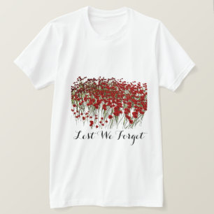 Vapenstillestånddag, Lest vi glömmer minnevallmo T Shirt