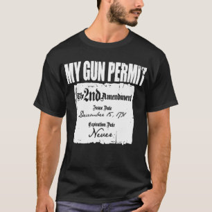 Vapentillstånd understöder det roliga 2Nd förbu T Shirt