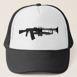 Vapentrumpethatt Truckerkeps