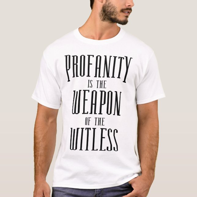 Vapenvilan är ett vapen för de utan motstycke t shirt (Framsida)