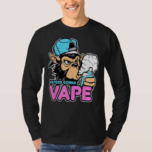 Vaper Gonna Vape Gorilla Vape Tee (Framsida)