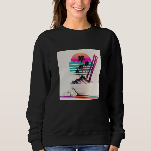 Vaperwave Estetisk Glitch Retrowave Synthwave  1 T Shirt (Framsida)