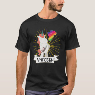 Vapicorn Unicorn Steamer Smoking Steam Vaping T Shirt