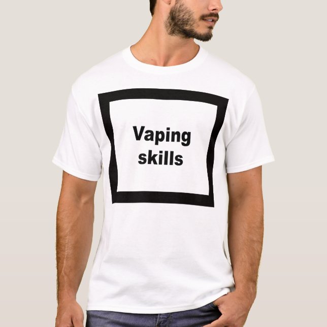 Vaping expertis t-shirt (Framsida)