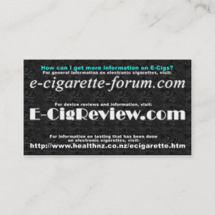 Vaping info visitkort