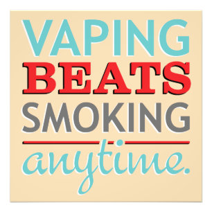 Vaping takter som när som helst röker fototryck